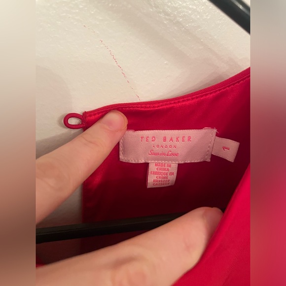 Ted Baker Red Dress - Picture 2 of 3